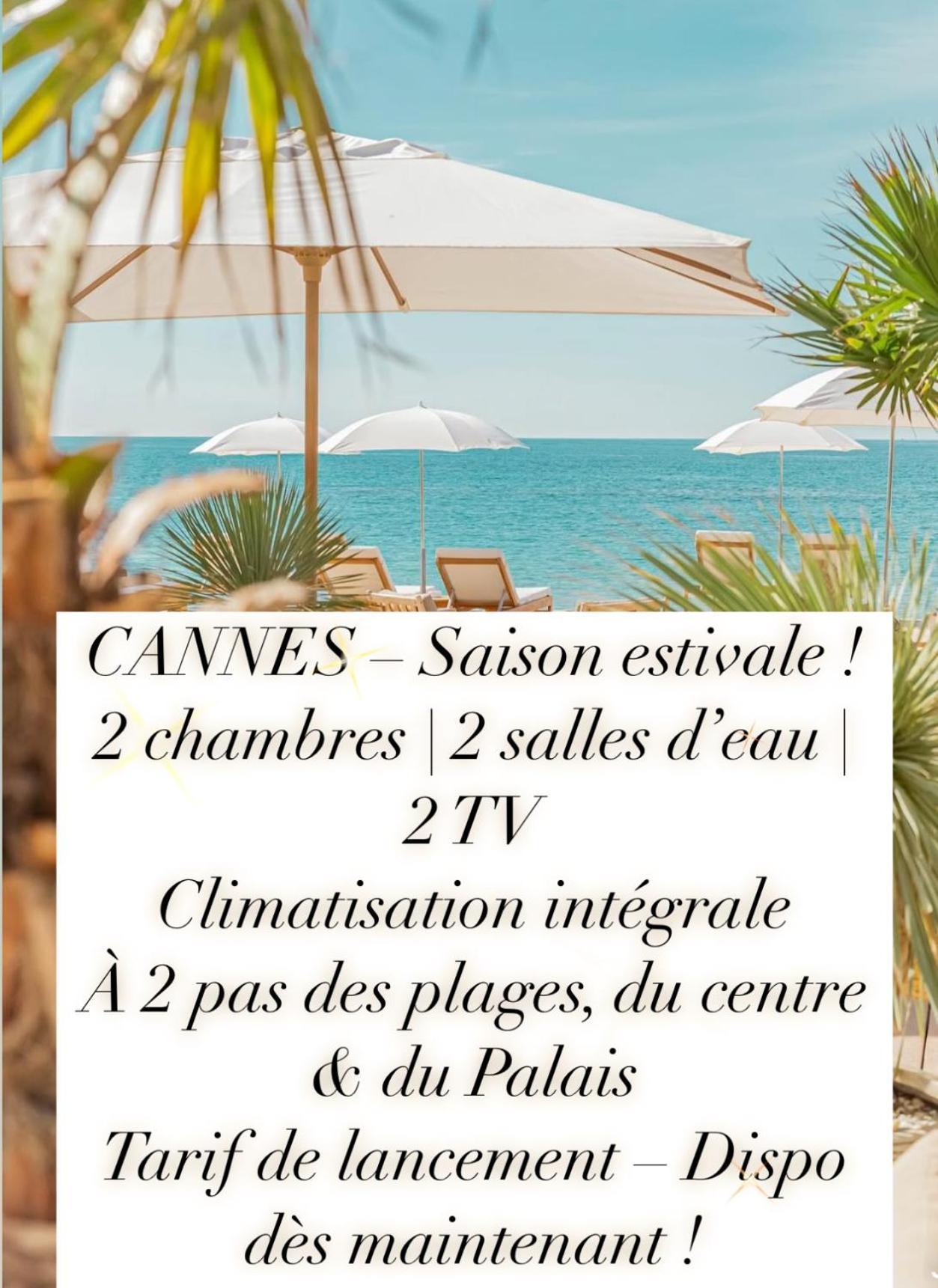 Cannes - T3 Neuf - Clim, Plages Et Centre A Pied - Ness House